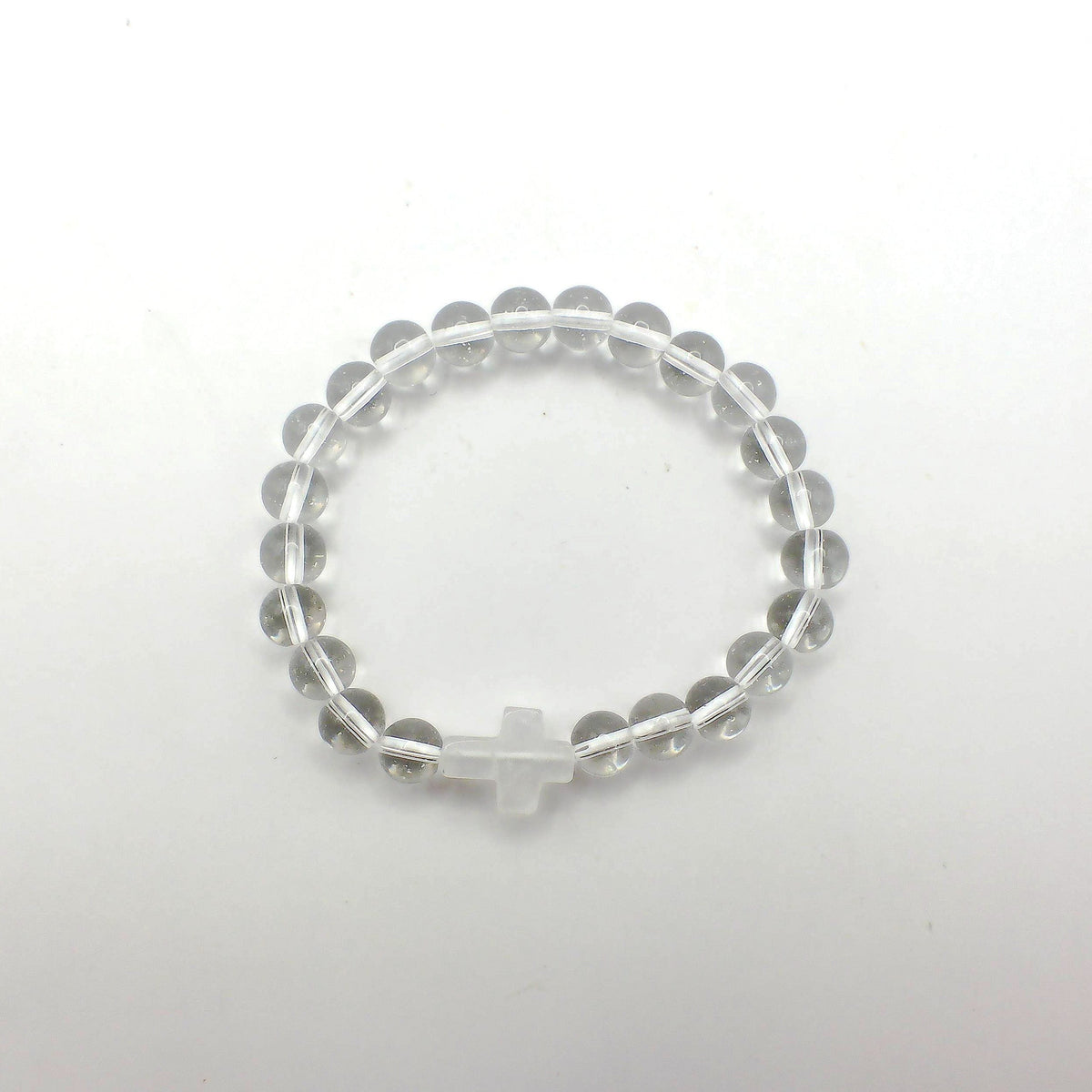 Quartz Cross Bracelet