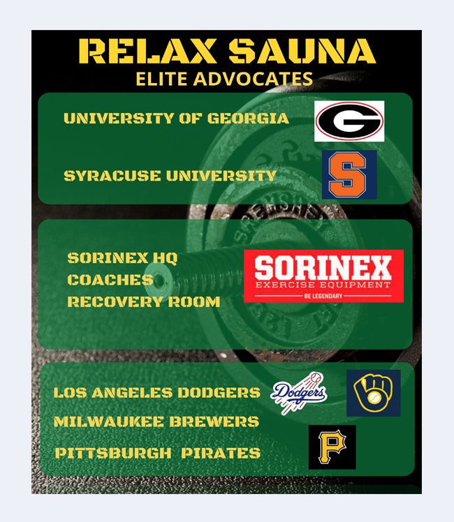 Relax Sauna Elite Sports Advocates
