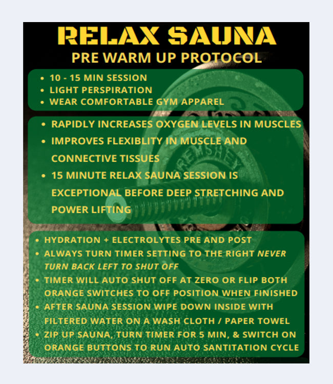 Relax Sauna Elite Sports Advocates 2