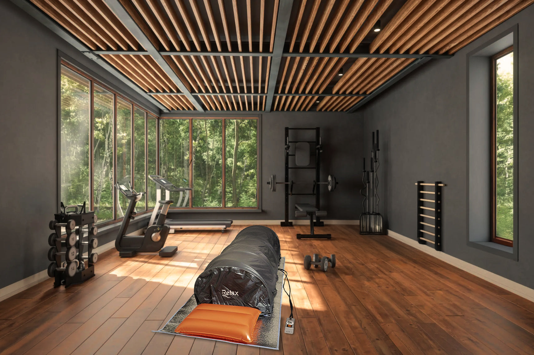 Charcoal Flex Lie-down Sauna