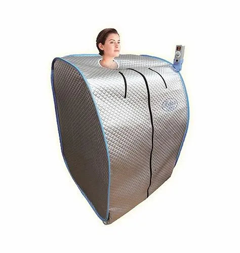 Person relaxing in the Relax Sauna